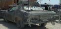 Vector a flat black, Post Apocalyptic Wasteland Road Warrior