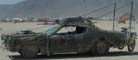 Vector a flat black, Post Apocalyptic Wasteland Road Warrior