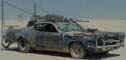 Vector a flat black, Post Apocalyptic Wasteland Road Warrior